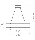 Tubus LED suspension 60