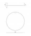 Echo ring ceiling lamp 100