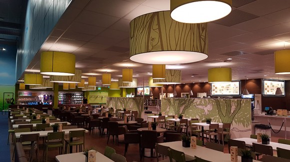 Food court w Leos Borlänge - Szwecja